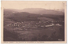 (88) 045, Etival, Combier, Les Papeteries De Clairefontaine Et Vue Générale, état - Etival Clairefontaine