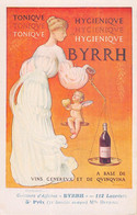 CPA CONCOURS D'AFFICHES BYRRH ILLUSTRATEUR ART NOUVEAU Mlle HENNING (au Verso Signature BARDOU JOB) DEP 66 CATALAN - Autres & Non Classés