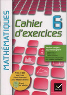 Mathématiques 6e. Cahier D'exercices. Version Corrigée Pour L'enseignant De Collectif (2013) - 6-12 Ans