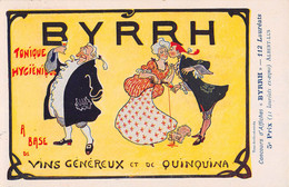 CPA CONCOURS D'AFFICHES BYRRH ILLUSTRATEUR ART NOUVEAU ALBERTILUS (au Verso Signature BARDOU JOB) DEP 66 CATALAN - Autres & Non Classés