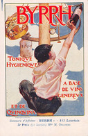 CPA CONCOURS D'AFFICHES BYRRH ILLUSTRATEUR ART NOUVEAU Mlle M.DELORME (au Verso Signature BARDOU JOB) DEP 66 CATALAN - Sonstige & Ohne Zuordnung