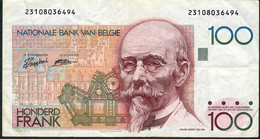 BELGIUM P142 100 FRANCS  1982     F-VF - 100 Frank