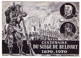 GF (90) 082, Siège De Belfort, R Hennin, Centenaire Du Siège De Belfort - Belfort – Siège De Belfort