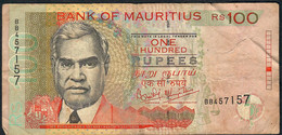 MAURITIUS P51b 100 RUPEES 2001 #BB FINE - Mauricio