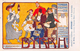 CPA CONCOURS D'AFFICHES BYRRH ILLUSTRATEUR ART NOUVEAU HARALD DEBAT PONSAM(au Verso Signature BARDOU JOB) DEP 66 CATALAN - Autres & Non Classés