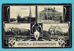 * Uithuizermeeden - Uithuizen (Groningen - Nederland) * (Uitg S. Horringa) Groeten, Bonjour De, Villa Anka, Ungersma - Uithuizen