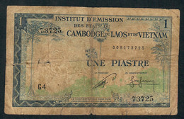 FRENCH INDOCHINA P94 1PIASTRE  # G.4   ND   VG - Indochina