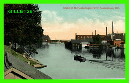 GANANOQUE, ONTARIO - SCENE ON THE GANANOQUE RIVER - THE VALENTINE & SONS PUB CO LTD - - Gananoque