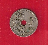 BELGIQUE - 5 CENTIMES - LEOPOLD II - 1906 - 5 Cent