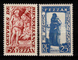 Fezzan - 1950 - Œuvres De Bienfaisance - N° 54/55   - Neufs ** - MNH - Ungebraucht