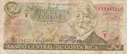 BILLETE DE COSTA RICA DE 50 COLONES DEL AÑO 1988 (BANKNOTE) - Costa Rica