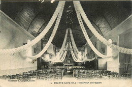 Bouaye * Intérieur De L'église Du Village * Un Jour De Fête - Bouaye