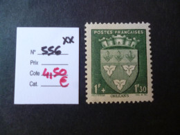 Timbre France Neuf ** 1942  N° 556 Cote 4,50 € - Neufs