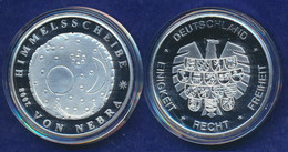 Medaille Himmelsscheibe Von Nebra 36mm Versilbert PP - Non Classificati