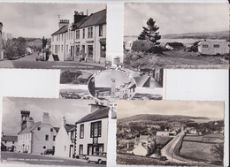 GATEHOUSE-OF-FLEET (Scotland) - Masonic Arms Ann Street Multview Caravan Campin Site Lot Of 5 Postcards - Kirkcudbrightshire
