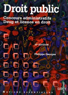 Droit Public. Concours Administratifs, Deug Et Licence En Droit De Philippe Georges (1996) - 18 Ans Et Plus