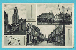 * Bergen Op Zoom (Noord Brabant - Nederland) * (Foka) Hoogstraat, Haven Met Kazerne Groot Arsenaal, Zuivelstraat, Old - Bergen Op Zoom