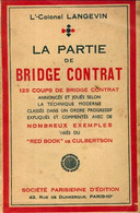 La Partie De Bridge Contrat De Lt-Colonel Langevin (1935) - Palour Games