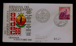 Gc6538 SPAIN Fruit Romã Drogues Drugs Health Santé SEDEC'66 1966 Mailed Madrid - Droga