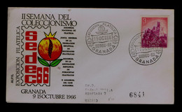 Gc6538 SPAIN Fruit Romã Drogues Drugs Health Santé SEDEC'66 1966 Mailed Madrid - Drugs