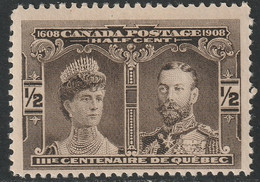 Canada 1908 Sc 96 Mi 84 Yt 85 SG 188 MLH* - Nuevos