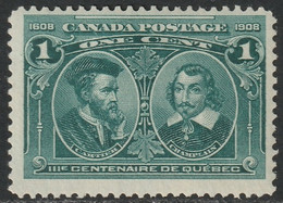 Canada 1908 Sc 97 Mi 85 Yt 86 SG 189 MH* - Unused Stamps