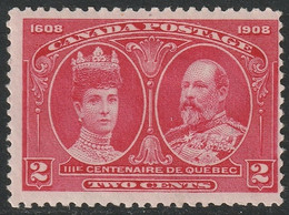 Canada 1908 Sc 98 Mi 86 Yt 87 SG 190 MH* - Nuevos