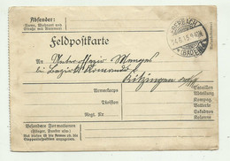 FELDPOSKARTE FRANCHIGIA 1a GUERRA EBERBACH  1915 FP - Briefe U. Dokumente