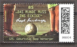 BRD Mi.Nr. 3675 ** 125. Geburtstag Von Josef Herberger 2022 / Sepp Herberger - Deutscher Fußball-Nationaltrainer - Unused Stamps