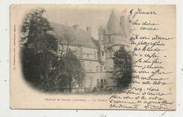 Cp , 86 , Château De SCORBE CLAIRVAUX , Le Donjon ,Vienne ,écrite ,dos Simple , Coserves D'Ananas Léon Opter, 2 Scans - Scorbe Clairvaux