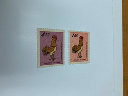 Taiwan Stamp New Year Cock Slightly Yellow Gum Since Old Period MNH - Ungebraucht