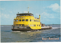 Ameland - Boot Ameland: 'Prinses Anna' - Veerboot / Ferry - (Ameland, Wadden, Nederland) - Nr. AMD 69 - Ameland