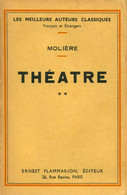 Théâtre Tome II De Molière (1934) - Autres & Non Classés