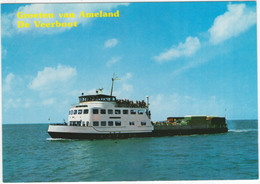 Groeten Van Ameland - De Veerboot  'Prins Willem IV' - Car-Ferry - (Wadden, Nederland) - Nr. L 1868 - Ameland