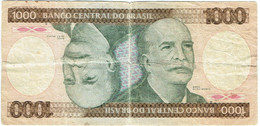 Brésil - Billet De 1000 Cruzeiros - Barao Do Rio Branco - Non Daté - P201c - Brésil