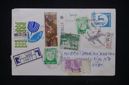 ISRAËL - Entier Postal En Recommandé De Ashdod En 1971 Avec Compléments  - L 119499 - Covers & Documents