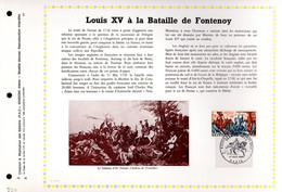 ✅  RRR 1000 Ex." BATAILLE DE FONTENOY " Sur Feuillet PAC N°té RARE De 1970 N° YT 1657 Parf. état A SAISIR ! RRR - Militaria