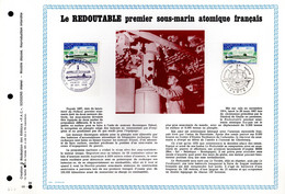 ✅  RRR 750 Ex." LE REDOUTABLE " Sur Feuillet PAC N°té RARE De 1969 2 X N° YT 1615 Parfait état A SAISIR ! RRR - Militaria