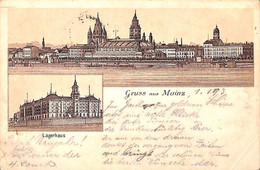 Gruss Aus Mainz - 1893 Litho...tape - Mainz