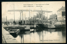 CPA - Carte Postale - Belgique - Bruxelles - Petit-Willebroeck - Pont Levis Sur Le Canal (CP20114OK) - Transport (sea) - Harbour