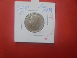 CONGO BELGE 50 Centimes 1927 VL (A.8) - 1910-1934: Alberto I