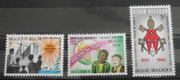 1966 : Cob 1360**-1362**   BdF!  (sans Charnière D16) - Unused Stamps