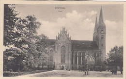 B878) STENDAL - DOM - Sehr Schöne Alte DETAIL AK Mit Platz Davor FELDPOST 3.9.1918 - Stendal