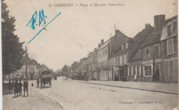 (58) CORBIGNY . Pl. Du Quartier St Jean  ( Michon, Coiffeur / Fabrique Et Réparation D'engins De Pêche ) - Corbigny