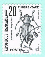 France Timbres-Taxe, N° 104 Obl. - Série Insectes, Coléoptère - 1960-.... Used