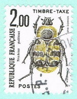 France Timbres-Taxe, N° 107 Obl. - Série Insectes, Coléoptère - 1960-.... Used