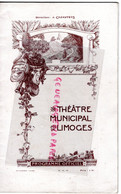 87- LIMOGES -PROGRAMME THEATRE MUNICIPAL1923-MOUSQUETAIRES AU COUVENT-LOUIS VARNEY-DELPRET-ROSE MANCEAU-HELENE DUVERNAY- - Programmes