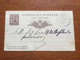 HE1720 Italien Ganzsache Stationery Entier Postal Filagrano C 5 Idem 82 Von Godigoro - Entero Postal