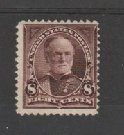 U.S.A.:  1894  W. SHERMAN  -  8 C. UNUSED  STAMP  -  YV/TELL. 103 - Neufs