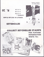 Seychellen, Postfris MNH, Booklet NOT COMPLETE (contentes MI 3x462, 4x404 II.I, 3x403 I) Half Price - Seychelles (1976-...)